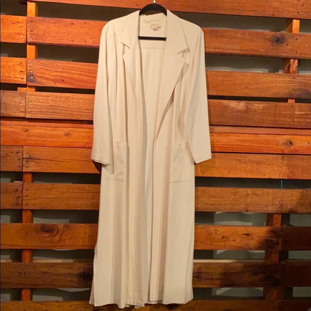 Raw Silk Duster